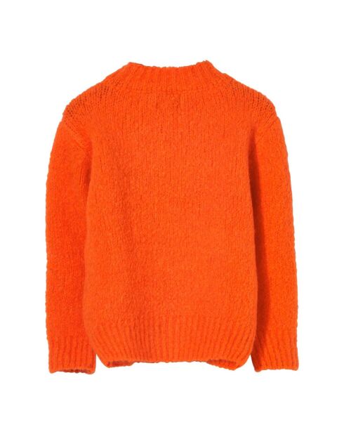 Pull en Laine Merinos Lona orange