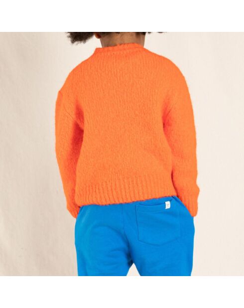 Pull en Laine Merinos Lona orange