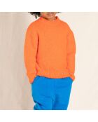 Pull en Laine Merinos Lona orange