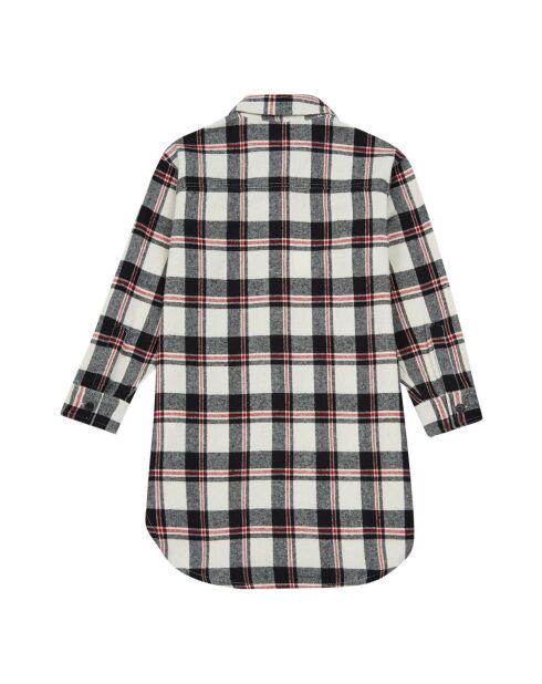Robe Chemise Chloe écru/noir