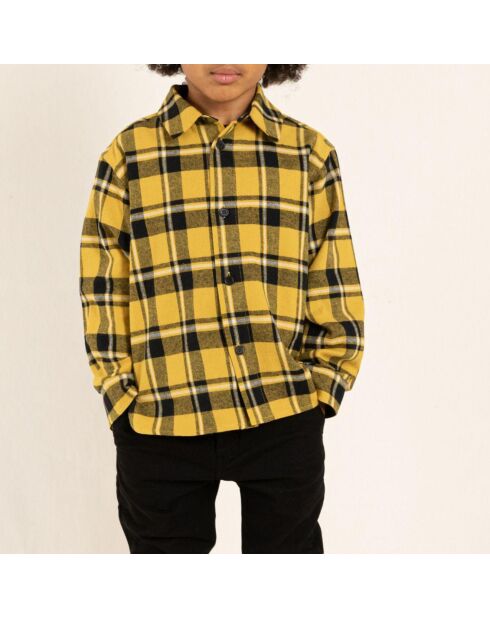 Chemise à Carreaux Dunkan jaune