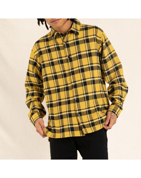 Chemise à Carreaux Dunkan jaune