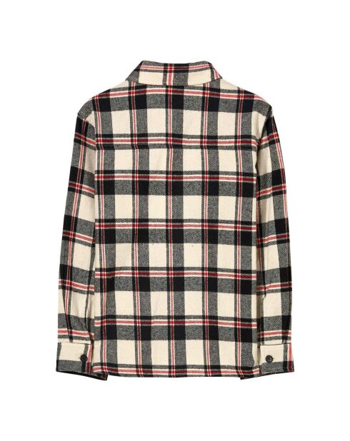 Chemise à carreaux Dunkan noir/blanc