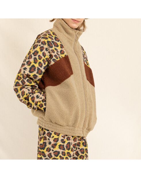 Veste Eighty beige/marron