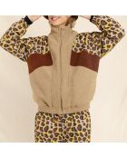 Veste Eighty beige/marron