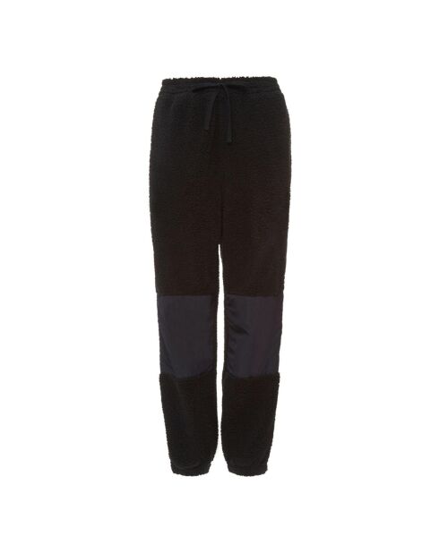 Jogger Sherpa Bi-matière Connie noir