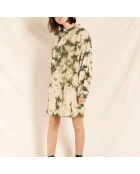 Robe Velours Côtelé Tie and Dye Skeena vert kaki