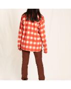 Pantalon Chino en Velours Côtelé Taille Elastique Skater marron