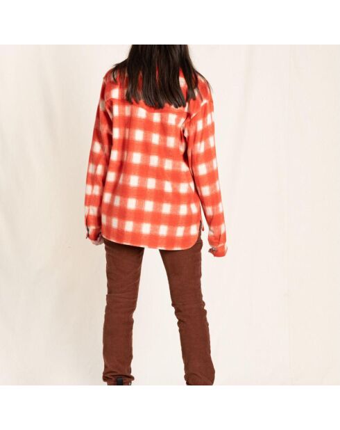 Pantalon Chino en Velours Côtelé Taille Elastique Skater marron