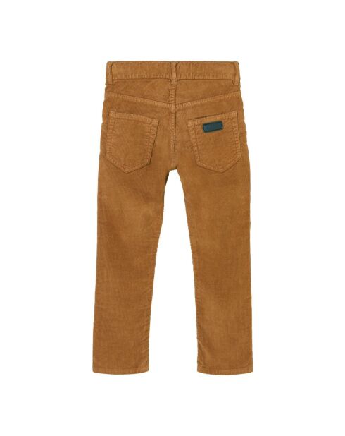 Jean Slim en Velours Côtelé Ewan  camel