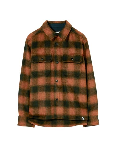 Sur-chemise à Carreaux New Dusk brique
