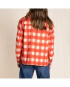 Sur-chemise à Carreaux New Dusk rouge