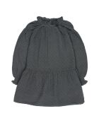 Robe Boble Plumeti gris anthracite