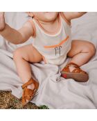 Barboteuse en Coton Bio Kofi beige