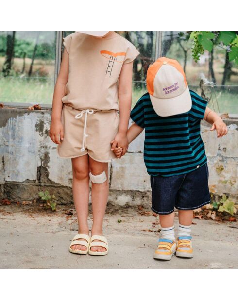 Combinaison en Coton bio Ziggy beige