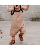 Combishort en Coton Bio Bear  beige