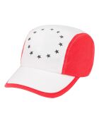 Casquette Hamster blanc/rouge