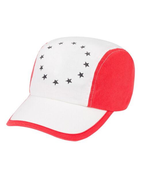 Casquette Hamster blanc/rouge