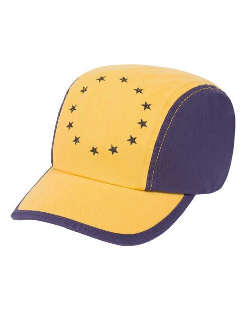 Casquette Hamster jaune/bleu