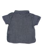 Chemise 100% Lin bleu marine