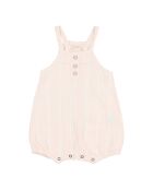Barboteuse Texturée Rayée rose