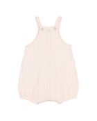 Barboteuse Texturée Rayée rose