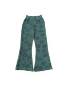 Pantalon Flare Eponge Coton Bio vert