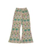 Pantalon Flare Eponge Coton Bio multicolore