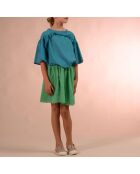 Jupe Coton Bio verte
