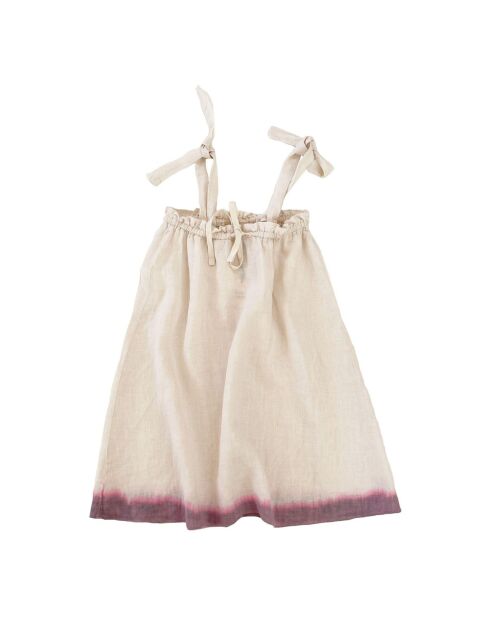 Robe 100% Lin écrue