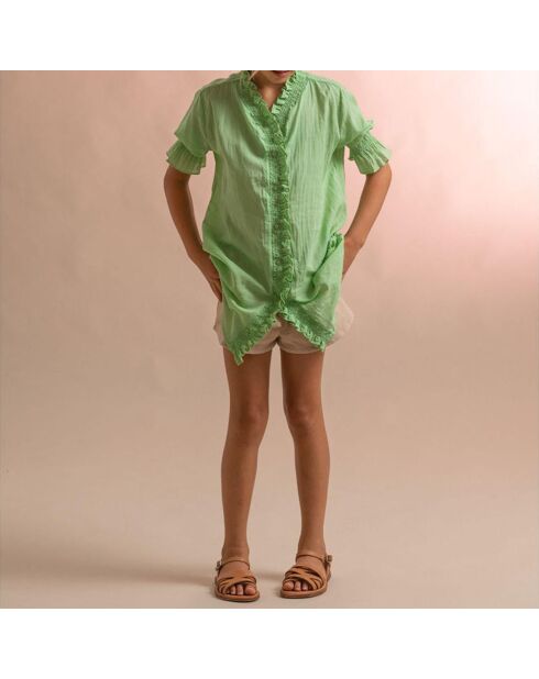 Robe en Coton Bio Zoé verte