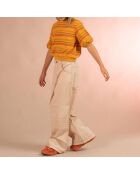 Sweat Manches Courtes Coton Bio multicolore