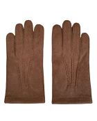 Gants en Cuir David 3B Cm taupe