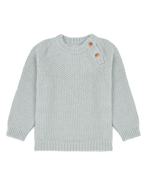 Pull en Laine mélangée Rice bleu gris