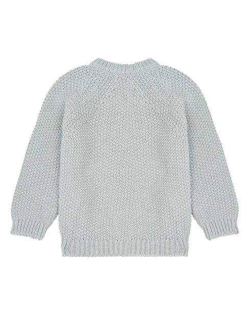 Pull en Laine mélangée Rice bleu gris