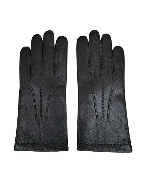 Gants en Cuir Edouard noirs