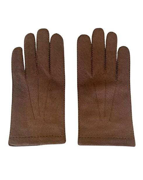 Gants en Cuir Edouard taupe