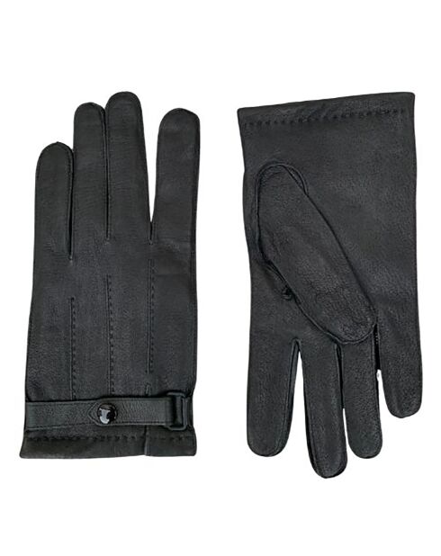 Gants en Cuir Hastra noirs