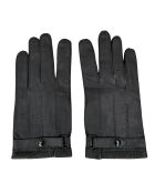 Gants en Cuir Hastra noirs