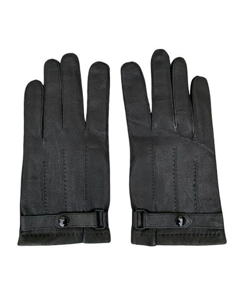 Gants en Cuir Hastra noirs
