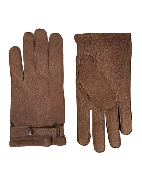 Gants en Cuir Hastra taupe