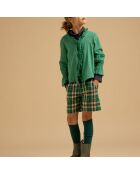 Short Carreaux vert