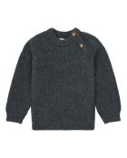 Pull en Laine mélangée Rice gris anthracite