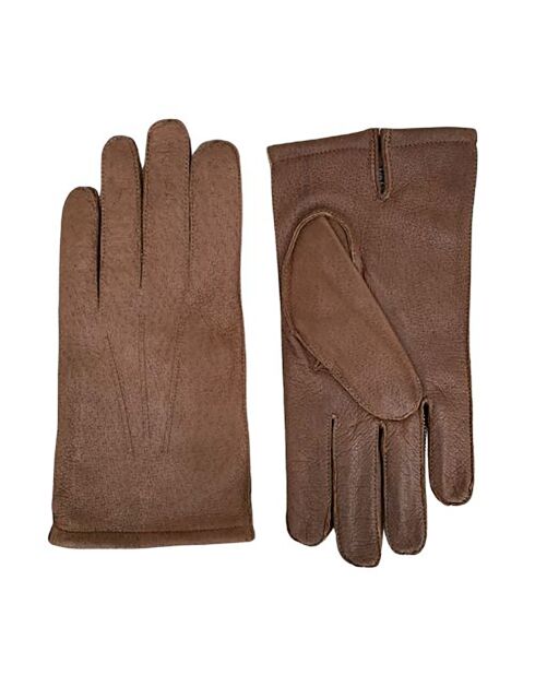 Gants en Cuir Rivoli taupe