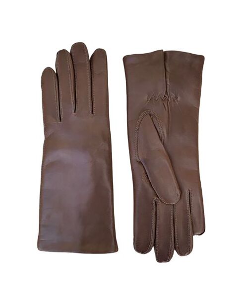 Gants en Cuir d'Agneau St Honoré taupe