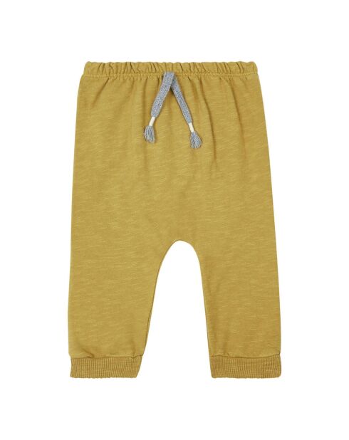 Sarouel Molleton Bio ocre