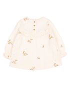 Robe en Gaze de Coton Bunny écrue