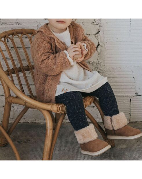 Robe en Gaze de Coton Bunny écrue