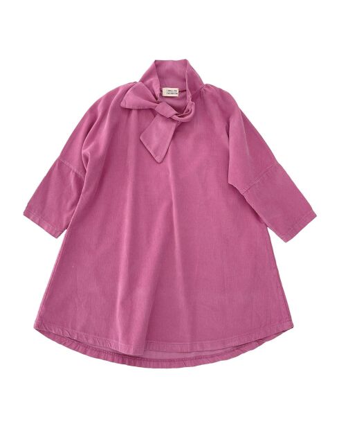 Abito in cotone biologico rosa fucsia