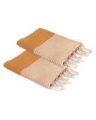 2 Ericeira Cotton Foutas saffraangeel - 100x200 cm